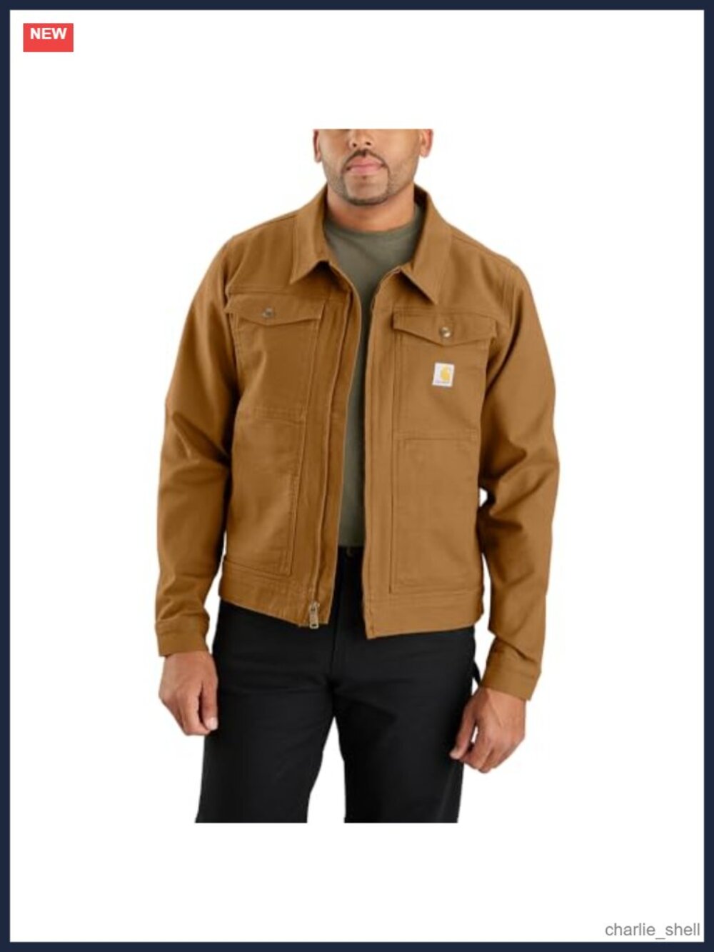 Rugged Flex Duck Berwick Work Jacket Stretch Droptail Hem